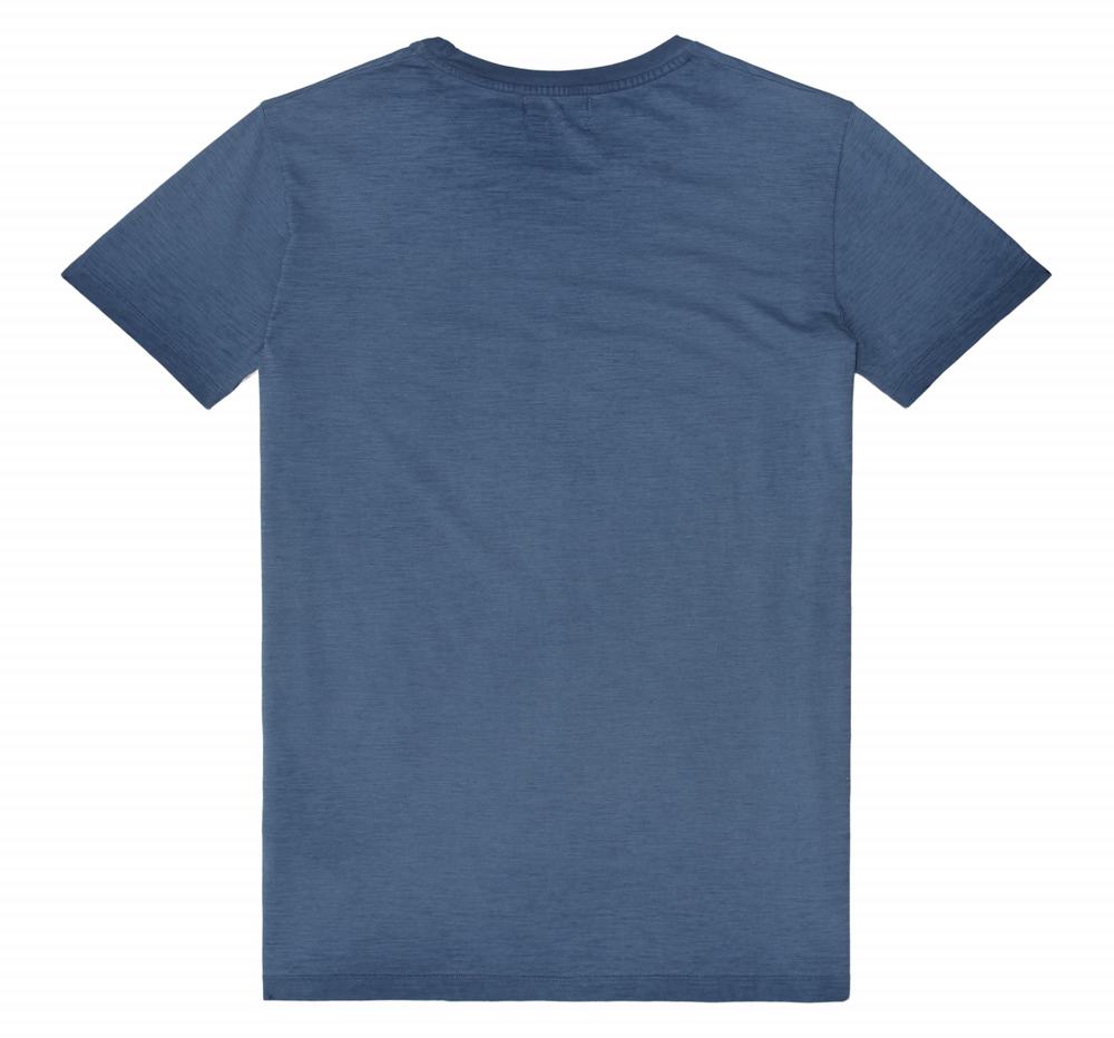 Camiseta Converse Distressed Faded Dye Homem Azul Marinho 754103HBJ